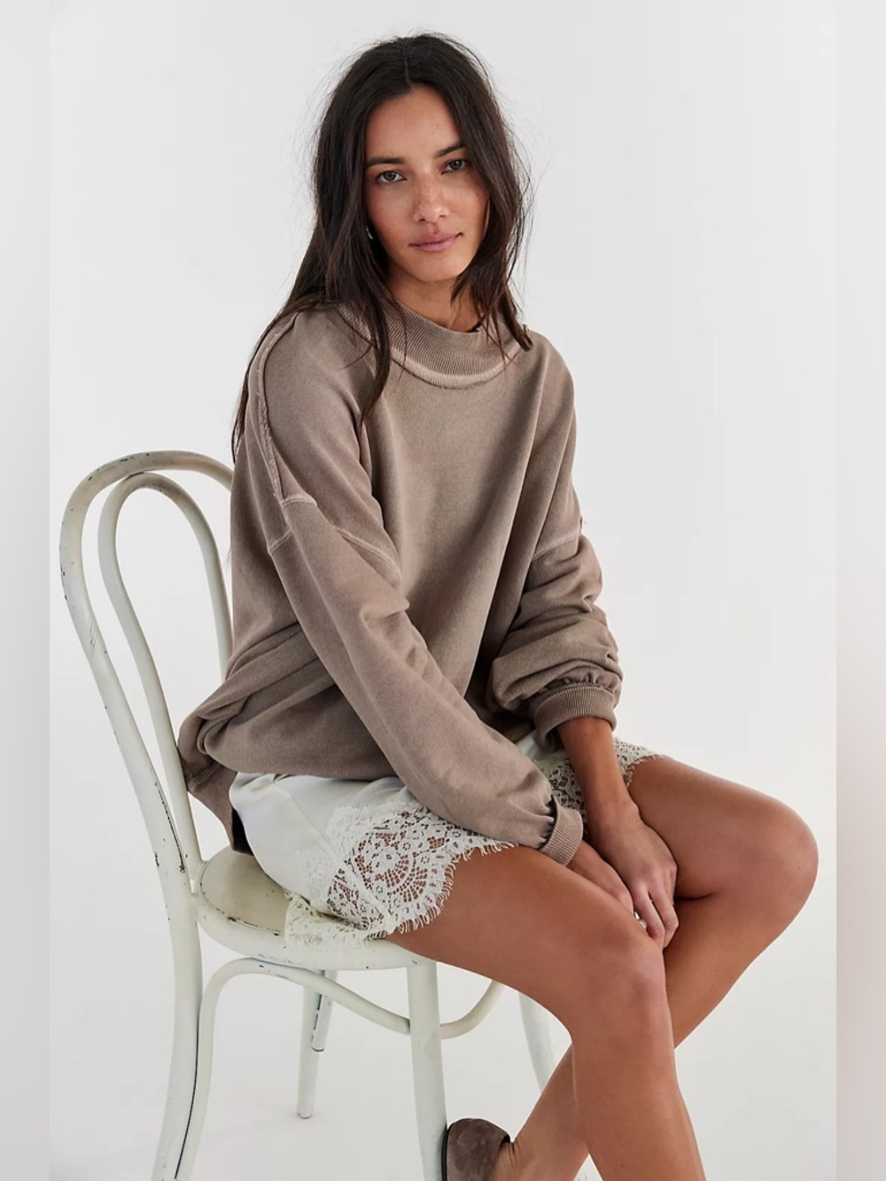 ( FP-25) Free People We The Free Palm Springs Pullover - Picture 3 of 3